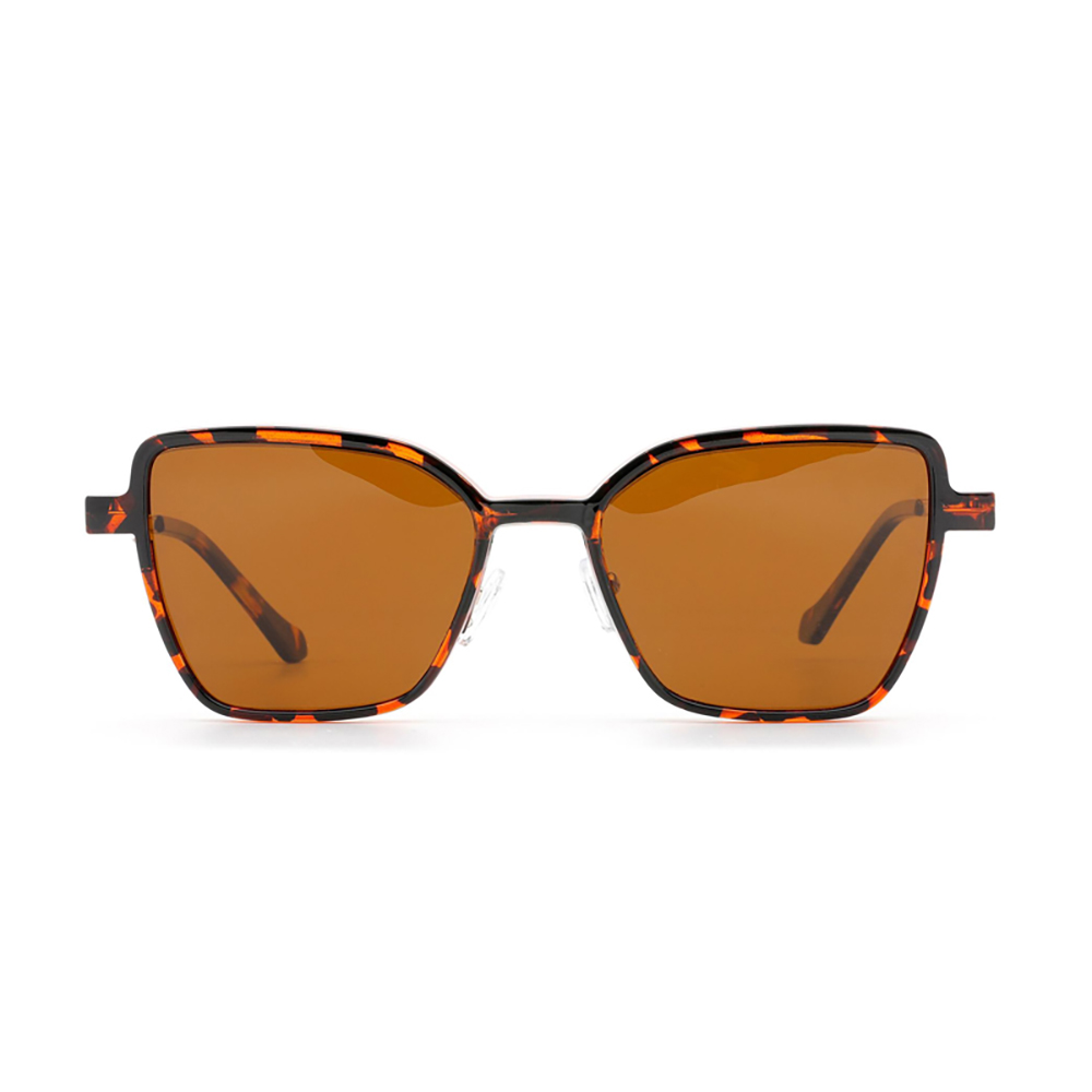 227B Metal Cat Eye Clip On Sunglasses