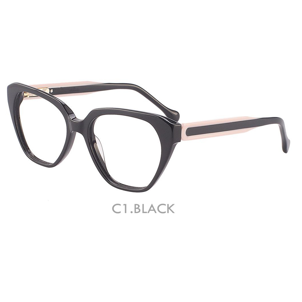 2025 PL8015  High Quality Optical Glasses Clear Cat Eyes Acetate  Frames Eyewear Prescription Glasses