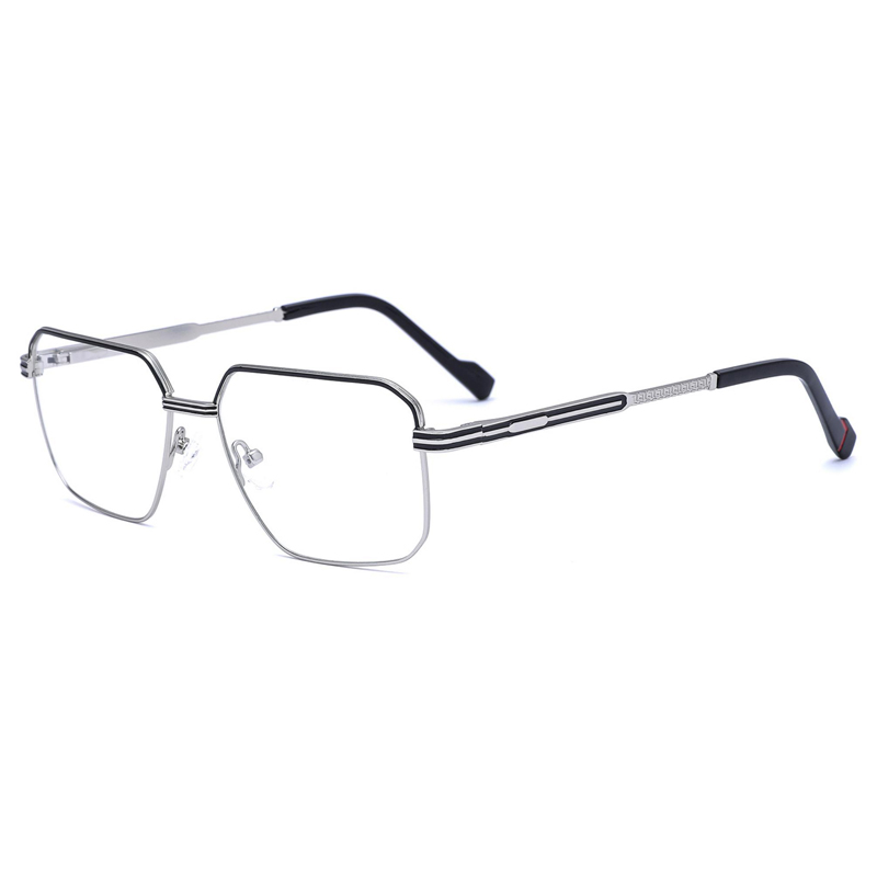 WHEF-CH8811 New Arrival Men Classic Retro Metal Eyeglasses Frames for All Face Eyewear Spectacles with Spring Tip Temple