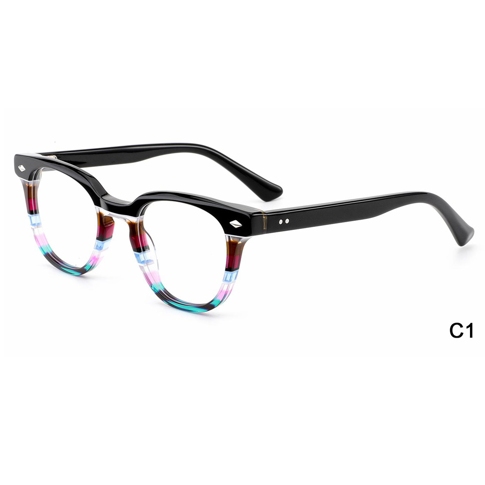 M3061 Fresh Design Fashionable Unisex Acetate Lamination Glasses Eyeglasses Wholesale Custom Eyewear Optical Frames