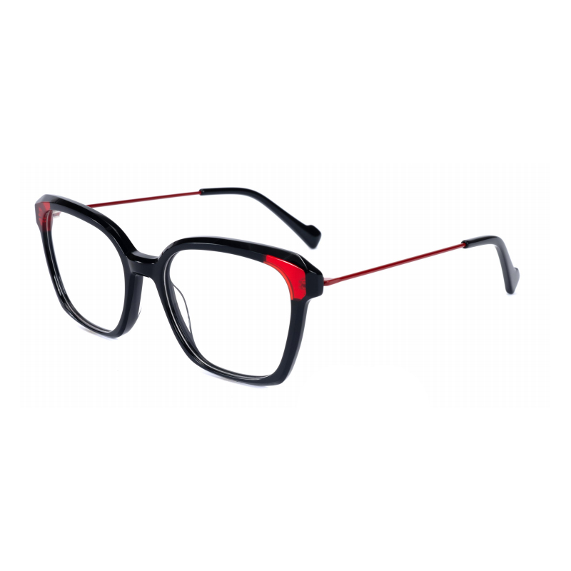 BAF8028M Custom Unisex Full Fashion Optical Frame New Stock Eyewear Eyeglasses Acetate Metal Glasses Frames