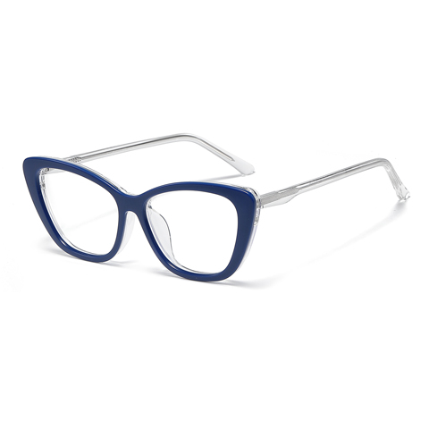 TR90 Cat Eyewear Clip-on Optical Glasses 5 in 1 Clip-on Glasses for Women