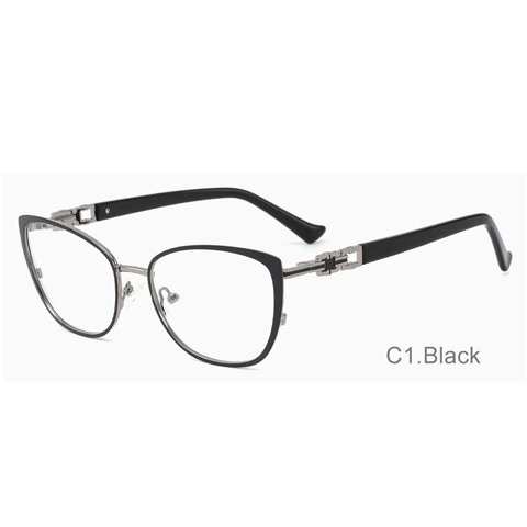 Vintage Metal Cat Eyewear Optical Glasses for Women