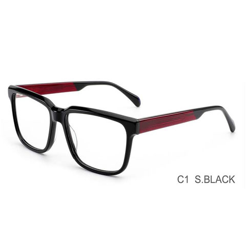 F5621L Newest Acetate Square Men Optical Glasses