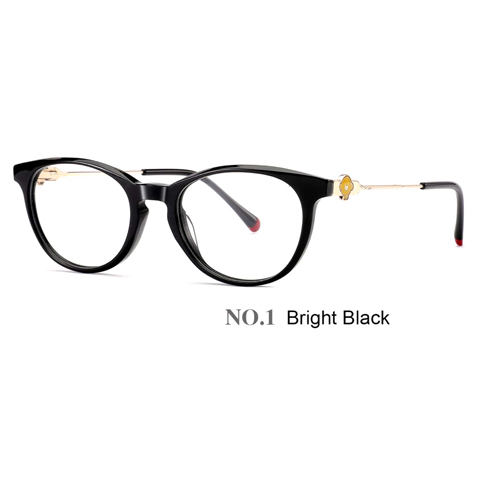 Kids Round Acetate Optical Glasses for Girls