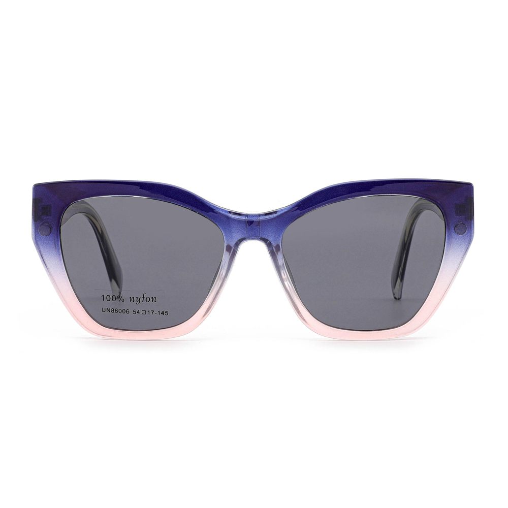 UN86006 Women TR90 Cat Eye Clip on Polarized Sunglasses