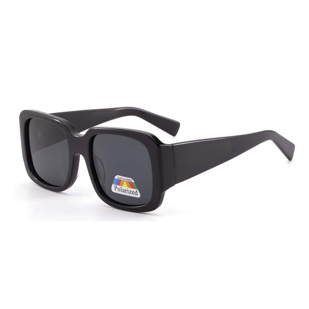 BQ167 Acetate Men Double Bridge Polarized Sunglasses 2026