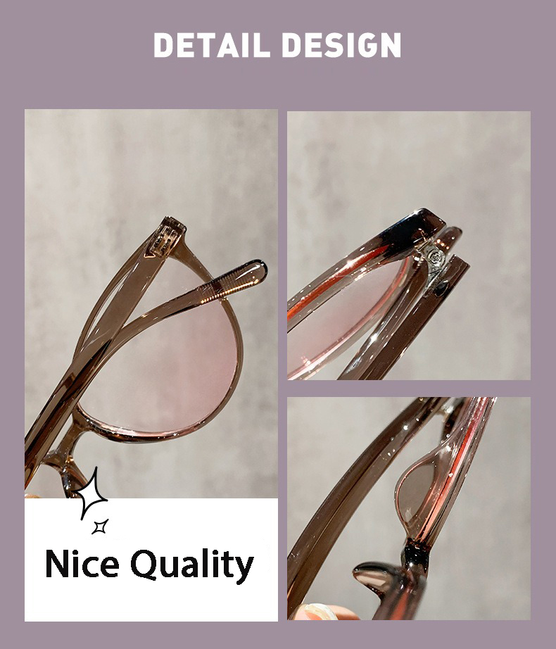 MK12856 New Design Man And Woman Fashion Eyeglasses With Blush Mirror Lens
