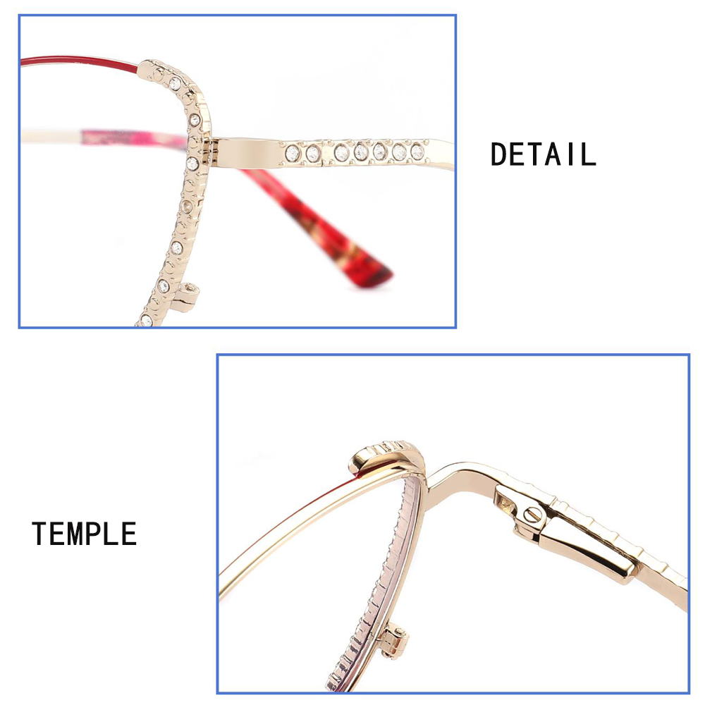 DQ5632 Women Diamond Metal Frame