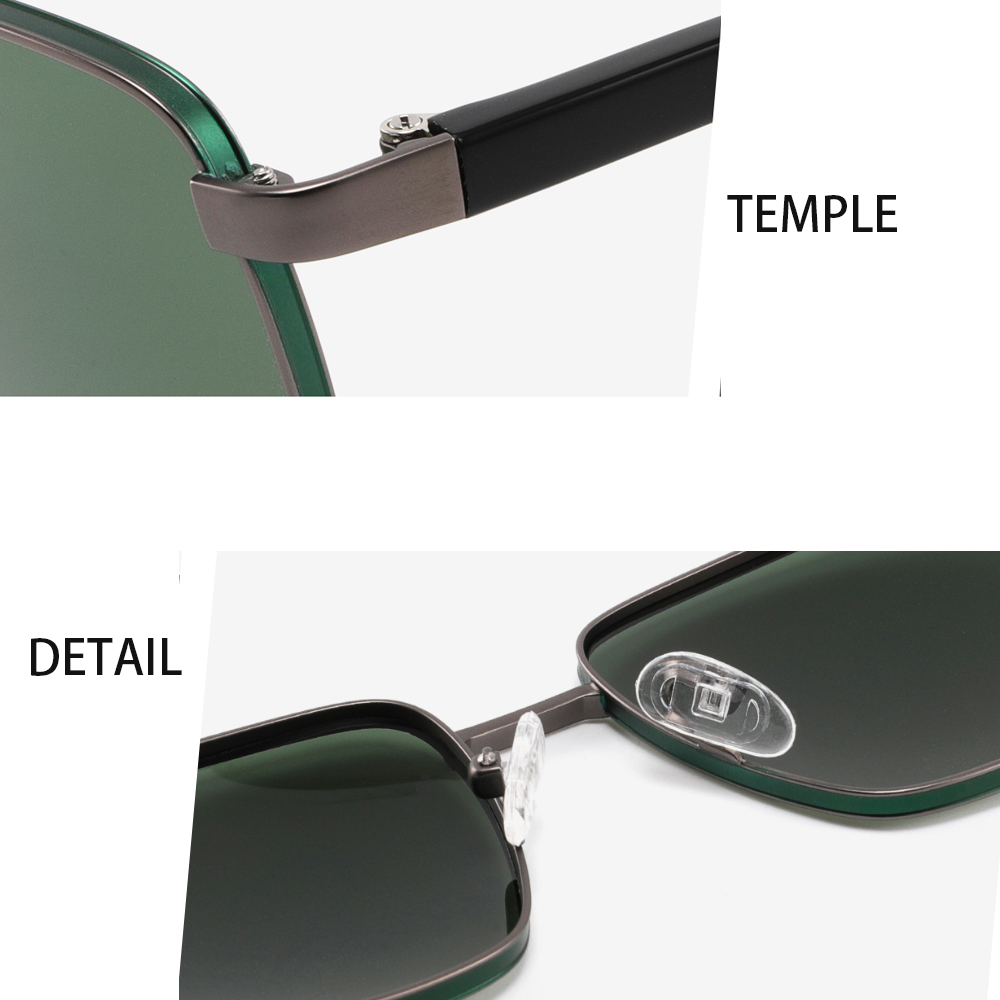 GLT8707 Men High Quality Metal Sunglasses 