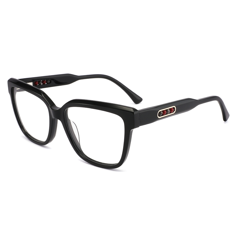 Fashion Style Red Tortoiseshell Cat Eye Eyeglasses Frames Women Light Vintage Acetate Leopard Print Glasses Frames