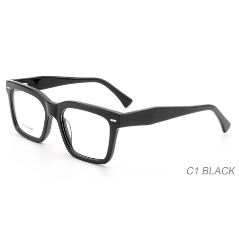 Fashion Lamination Acetate Square Women Optical Frames for Prescription Eyewear