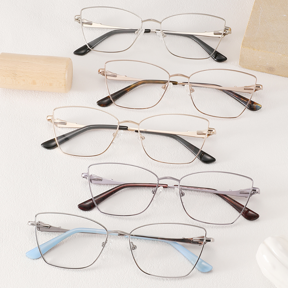 LE8888 Women Metal Optical Frame