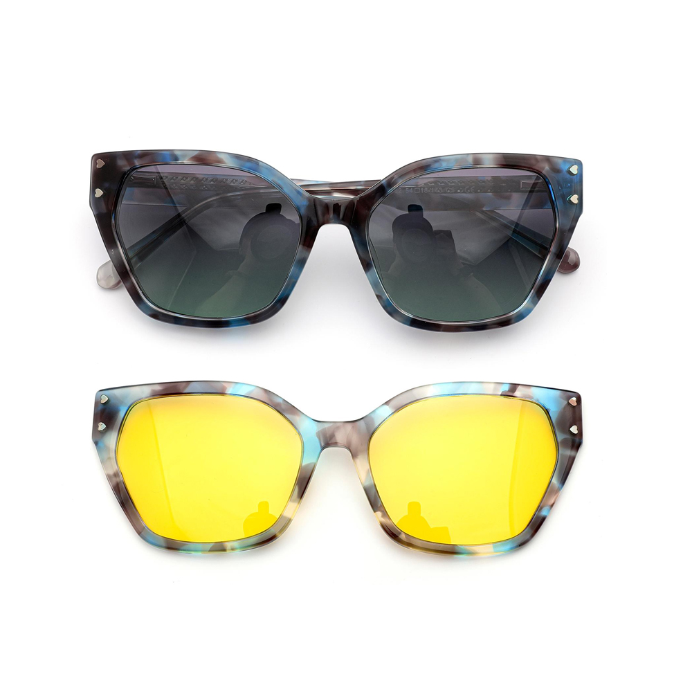 MB-1682 Acetate Clip On Sunglasses